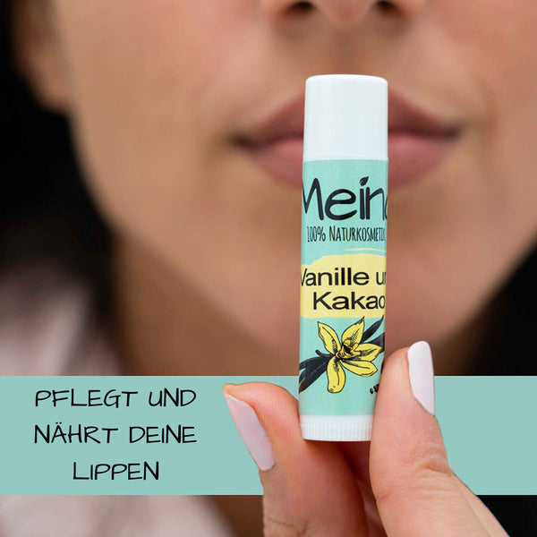 Lippenbalsam mit Vanille und Kakao - Meina Naturkosmetik